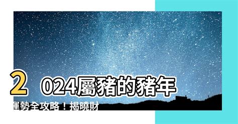 屬豬2024|西元2024屬豬生肖流年運勢!民國113年肖豬生人制死符。